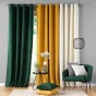 Rideau tamisant à oeillets 140 x 260 cm velours côtelé Casual Anthracite