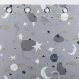 Rideau à oeillets occultant 140 x 260 cm Moonlight Gris