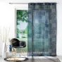 Panneau a oeillets 140 x 280 cm voile sable imprime metallise lineor Marine/or