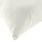 Coussin dehoussable 45 x 45 cm coton/polyester recycle Twily Blanc