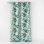 Rideau a oeillets 140 x 280 cm polyester imprime kelly Blanc