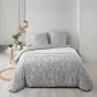 Housse de couette 240 x 220 cm réversible coton 57 fils + 2 taies Flavie