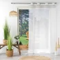 Panneau a oeillets 140 x 280 cm voile sable+top jacquard nikita Sans