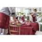 Nappe rectangle 150 x 250 cm Gaze de coton Bordeaux