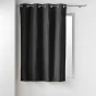 Rideau a oeillets 135 x 180 cm isolant thermique microfibre Micropolar Noir