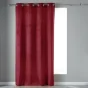 Rideau tamisant a oeillets 140 x 240 cm velours Velvetine Bordeaux