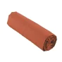 Drap housse 2 personnes bonnet 30 cm 140 x 190 cm percale uni 78 fils percaline Terracotta