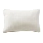 coussin déhoussable avec passepoil 40 x 60 cm gaze de coton tissée teinte vickie pampa