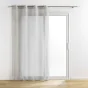 Voilage a oeillets 140 x 240 cm aspect brillant Sunline Anthracite/or