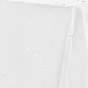 Nappe rectangle 140 x 240 cm microfibre imprimee metal. firmament Blanc/argent