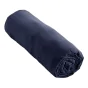 Pack Housse de couette 140 x 200 cm Gaze de coton + drap housse 90x190 Bleu