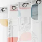 Panneau a oeillets 140 x 240 cm voile sable imprime pop art Sans