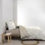 Housse de couette réversible 260 x 240 cm coton 57 fils Malia