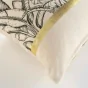 Coussin dehoussable compresse 30 x 50 cm coton/polyester imp. papaya des place Sans