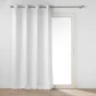 Rideau a oeillets 140 x 260 cm jacquard victoria Blanc