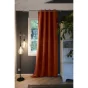 Lot de 2 rideaux occultant 140 x 280 cm grande hauteur Obscure Terracotta