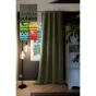 Lot de 2 Rideaux luxe occultant + isolant phonique polaire L140 x H260 cm Inuit Vert kaki