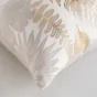 Coussin dehoussable 40 x 60 cm coton/polyester imp. metal. melisse