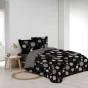 Housse de couette 220x240 cm 100% coton + 2 taie Milord