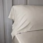 Taie de traversin 85 x 185 cm satin de bambou bambou Salomé Naturel