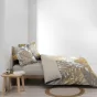 Pack parure de couette 240 x 220 cm Mogador + drap housse 140 x 190 x 30 Blanc