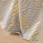 Rideau a oeillets 140 x 260 cm occultant Imprimé Métallisé  Lyra Taupe