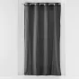 Rideau à oeillets 140 x 240 cm  Coton lavé Linette Anthracite