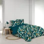 Parure de Lit Lavinia 240 x 220 cm + Drap-Housse 140x190 cm Jaune