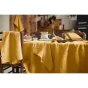 Nappe rectangle 170 x 350 cm lin lavé soline miel Jaune