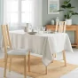 Nappe rectangle 140 x 240 cm jacquard artea Taupe