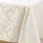 Nappe rectangle 140 x 240 cm jacquard doriane Naturel