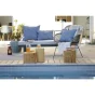 Housse de Coussin d'extérieur 40 x 60 cm – Vickie Bleu