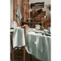 Nappe rectangle 170 x 350 cm lin lavé soline eucalyptus