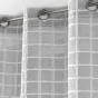 Panneau a oeillets 140 x 240 cm tisse fantaisie karrona Gris