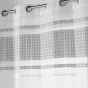 Panneau a oeillets 140 x 240 cm voile sable+top jacquard storia Sans