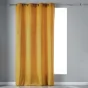 Lot de 2 Rideaux tamisant 140 x 240 cm velours doux Velvetine Jaune