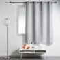 Lot de 2 rideaux spécial petites fenêtres 140 x 180 cm Essentiel Gris