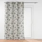 Rideau a oeillets 140 x 260 cm polyester imprimé Alma Noir
