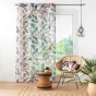 Voilage grande taille a oeillets 140 x 280 cm voile sable imprime lavinia Sans