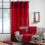 Plaid 125 x 150 cm imitation fourrure caresse Rouge
