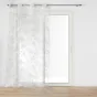 Voilage a oeillets 140 x 240 cm voile dévoré métallisé Dolia