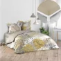 Pack parure de couette 240 x 220 cm Mogador + drap housse 140 x 190 x 30 Beige