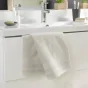 Serviette de toilette 50 x 90 cm eponge unie tendresse Lin