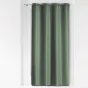 Lot de 2 Rideaux unis oeillets metal 140 x 260 cm polyester uni Essentiel Kaki