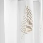 Voilage sablé  140 x 240 cm brodé metallisé Palmeor Or
