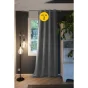 Lot de 2 Rideaux luxe occultant + isolant phonique polaire L180 x H260 cm Laponie Anthracite