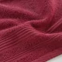 Serviette invite 30 x 50 cm eponge unie tendresse Rubis