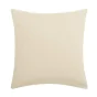 Parure de lit 3 pièces 240 x 220 cm en fils teints lavés unis – Meline Sable (60 fils)