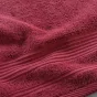 Serviette de toilette 50 x 90 cm eponge unie tendresse Rubis