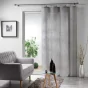 Panneau a anneaux 140 x 240 cm voile tisse milza Anthracite